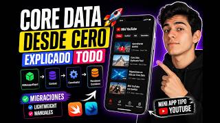 🚀 Core Data + SwiftUI desde CERO: NSManagedObject, Context, Migraciones y Mini YouTube 🔥