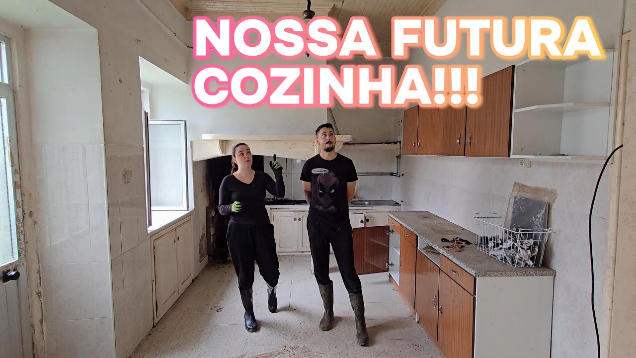 COMEÇA A SAGA DA FUTURA COZINHA!!!