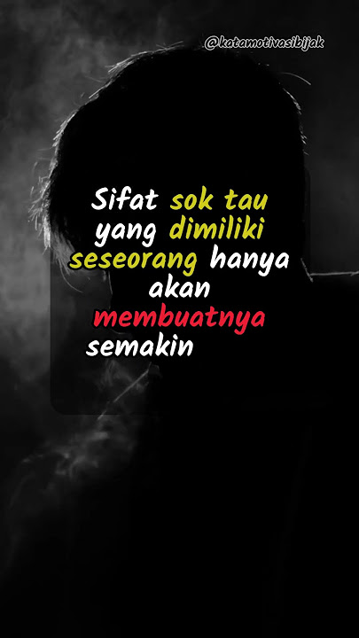 Kata kata SINDIRAN Orang Sok Tahu #katakatasindiran #shortsfeed #viral #statuswa
