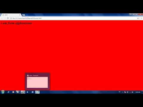 HTML Pashto Tutorial-1