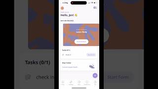 Everfit How To 1- Home screen and rearranging exercises screenshot 1