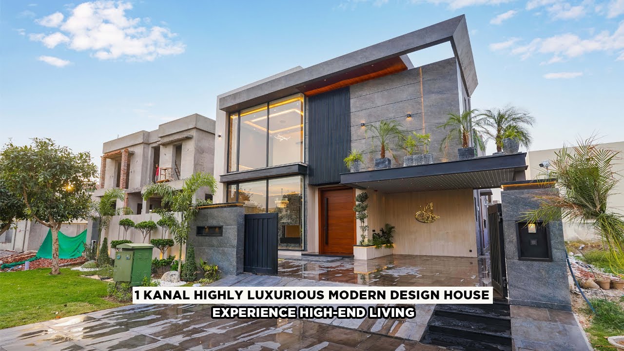 1 Kanal Highly Luxurious Modern Design House | Experience High-End Living