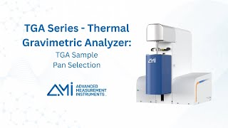 TGA Series - Sample Pan Selection