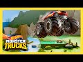 EPIC MONSTER TRUCK SLIME JUMP | Monster Trucks | Hot Wheels
