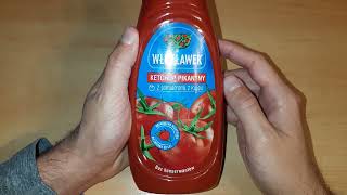 Ketchup Włocławek Pikantny- Recenzja, Opinie, Skład, Cena, Wartość Odżywcza, Kcal