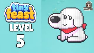 Tiny Feast level 5 walkthrough solution 