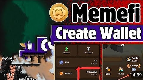 Memefi wallet | How to connect memefi wallet | Memefi wallet Create | memefi update today