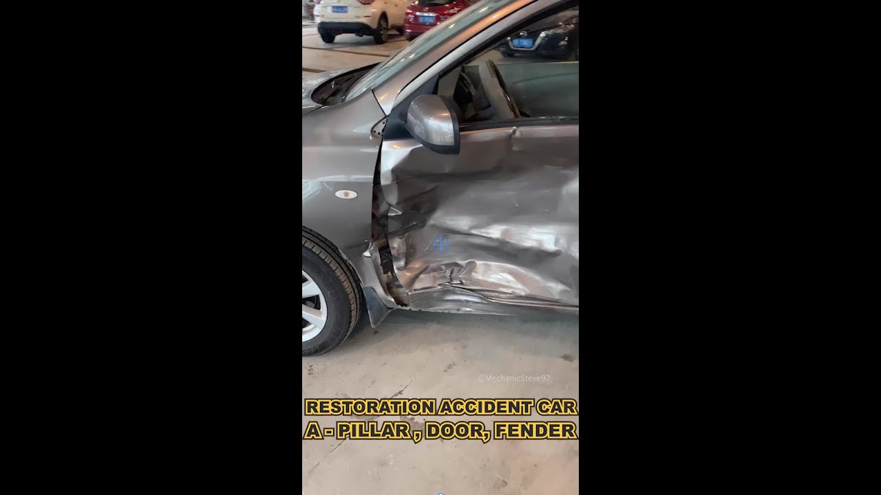 Restoration Crashed Car | Door | A-Pillar | Fender #Mechanic #Panelbeater
