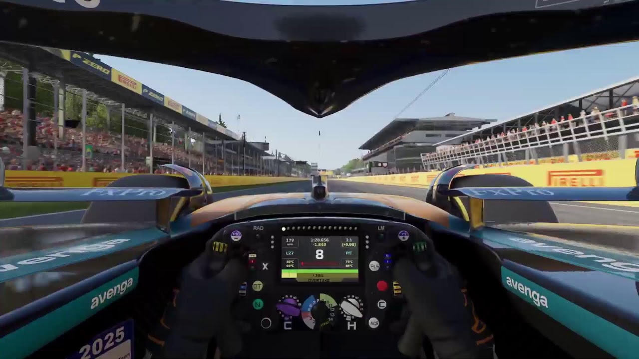 Silly Season Racing League - Tuesday Division - Round 8 Monza in Cockpit View 25% Sprint & 50% Race