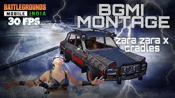 ZARA ZARA X CRADLES | BGMI MONTAGE | SAMSUNG,A3,A5,A6,A7,J2,,J5,J7,S5,S6,S7,59,A10,A20,A30,A50,A70