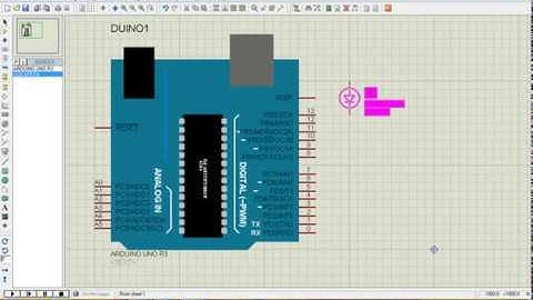 Arduino Simulation with Proteus Tutorials Part 1