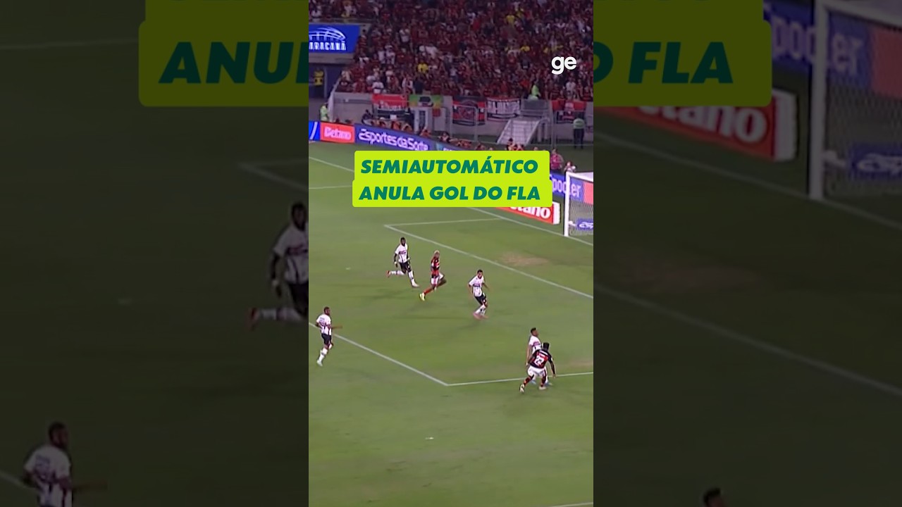 GOL DO FLAMENGO ANULADO POR IMPEDIMENTO | #shorts | ge.globo