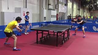 【世界卓球2019】張本智和＆森薗政嵩＆戸上隼輔＠練習場