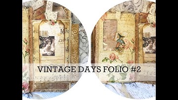 VINTAGE DAYS FILE FOLDER FOLIO & Envelopes #2
