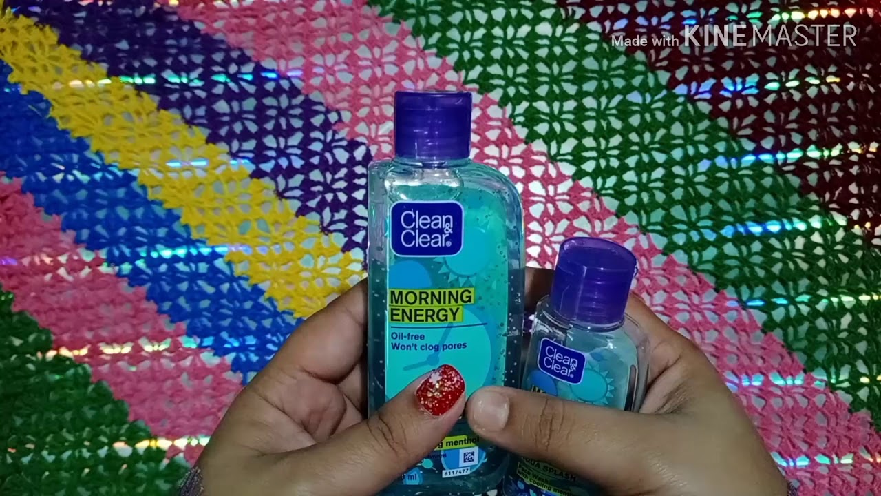 Clean & Clear face wash Blue Aqua Splash Morning Energy Face Wash with