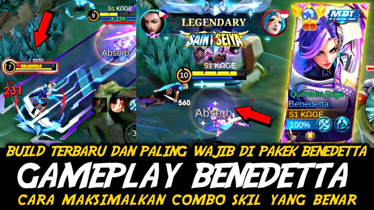BENEDETTA EXP-BUILD WAJIB BENEDETTA||BUILD TERBARU BENEDETTA||BENEDETTA MOBILE LEGENDS: Bang Bang