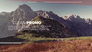 Minimal Clean Slideshow After Effects Templates