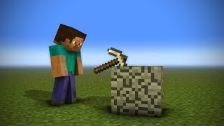 Minecraft Block Break Test (Mine-Imator)