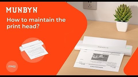 【ITP02】How to maintain the print head？