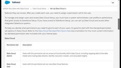 Set Up Data Cloud