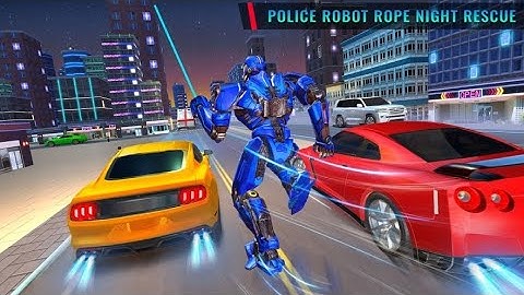 Flying Police Robot Game | Red Robot Police | Ucan Robot Police Oyune | Gaming Shueb #14