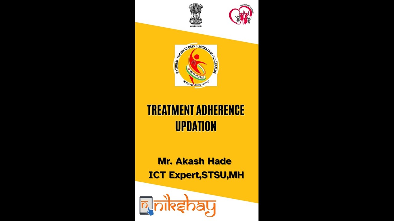 How to update Treatment Adherence updation in Nikshay Mobile app?