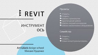 Урок Revit — Инструмент ось