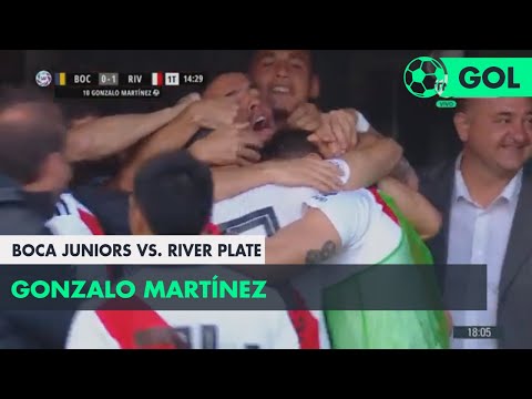 Gonzalo Martínez (0-1) Boca Juniors vs River Plate | Fecha 6 - Superliga Argentina 2018/2019