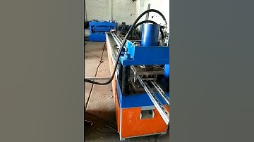Solar Strut Channel Punching Machine #rollformingmachine #machine #doorframerollformingmachine