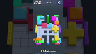 Shape Escape Level 51 Solution Walkthrough