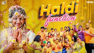 Haldi Function || Ashritha Haldi Ceremony ||@Mahishivan || Tamada Media