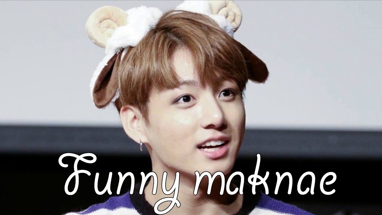 Jungkook making his hyungs laugh