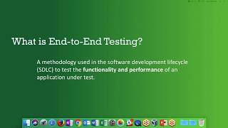 What is End-to-End Testing