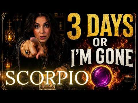SCORPIO🫣 IF WHAT I SAY DOESN'T COME TO YOU IN 3 DAYS I'LL RETIRE!! 🔮 JUNE 2026