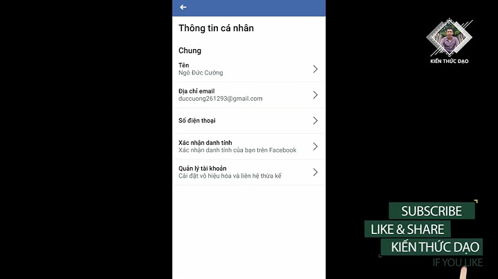 Cách đổi tên nick facebook lite