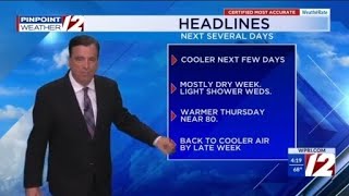 WPRI 12 Weather Now 9/8/25 Dry Very Cool Tonight