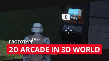 2D Arcade Game in a 3D World - Prototype [Unity 3D]