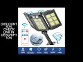 450 LED Solar Lights Outdoor Garden Waterproof IP66 Wall Light Motion Sensor Flood Yard Street Lamp