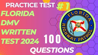 Florida Permit Test 2024 | Florida DMV Permit Test | Florida DMV Practice Test #1  100 questions