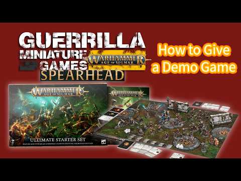 How to give a Demo Game of Warhammer: Age of Sigmar Spearhead