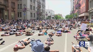Hundreds gathered in downtown Rochester for Black Lives Matter protest