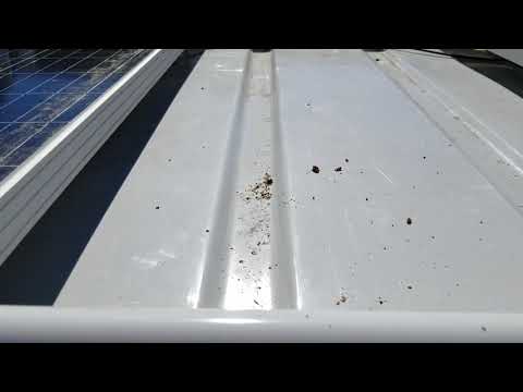 4 100 Watt Solar Panels On Cargo van.