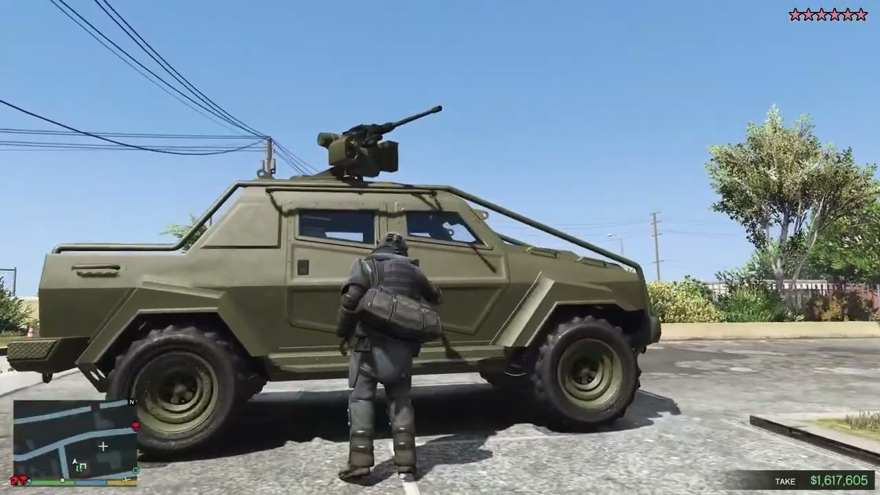 GTA V: Michael, Franklin, Trevor's Family 10 Star Paleto Bay Heist + Escape