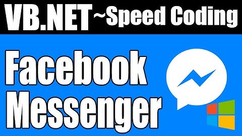 [VB.NET] Facebook Messenger (Windows) (Unofficial) - Speed Coding #1