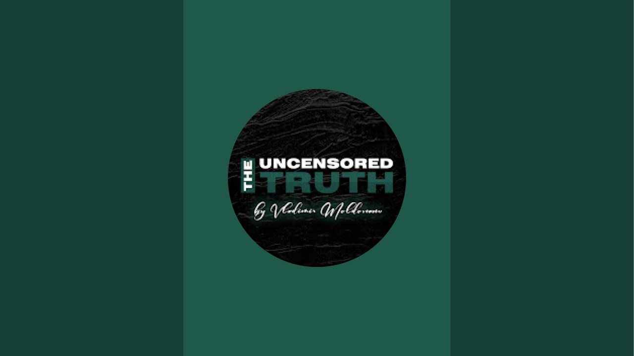 The UNCENSORED TRUTH by Vladimir Moldoveanu is live YouTube