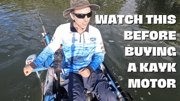 My DIY Kayak Motor Settup & WATERSNAKE T24LB REVIEW!!!