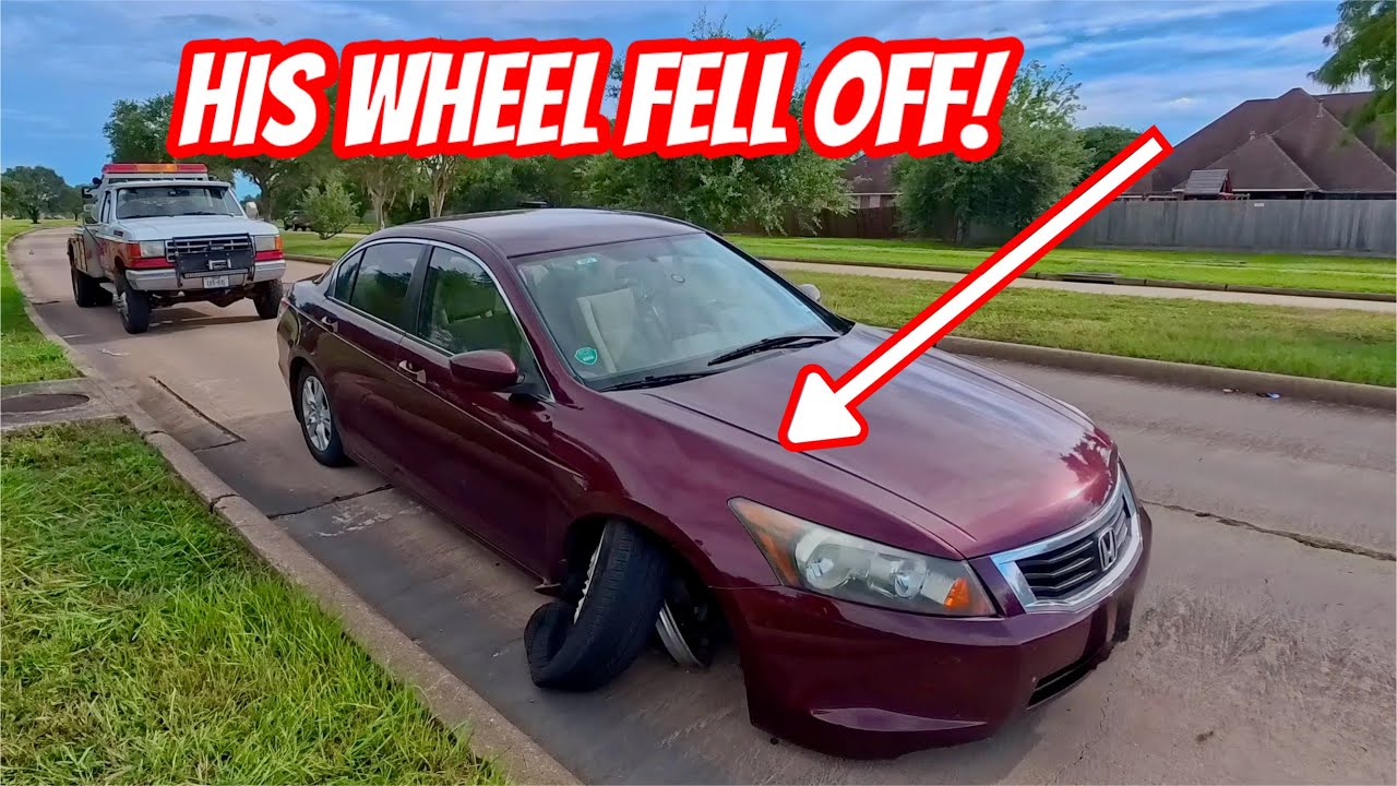 This Honda Lost a Wheel, in the Worst Spot, at the Worst Time!