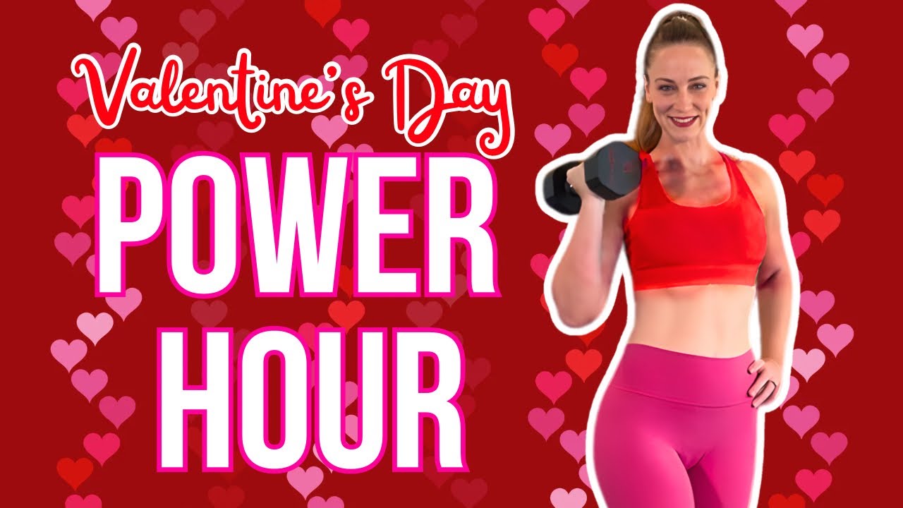 POWER HOUR: FULL BODY WORKOUT WITH WEIGHTS  | Valentine's Day Special!
