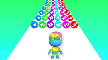 Jelly Runner 2048 ( Man Runner ) - ASMR Gameplay