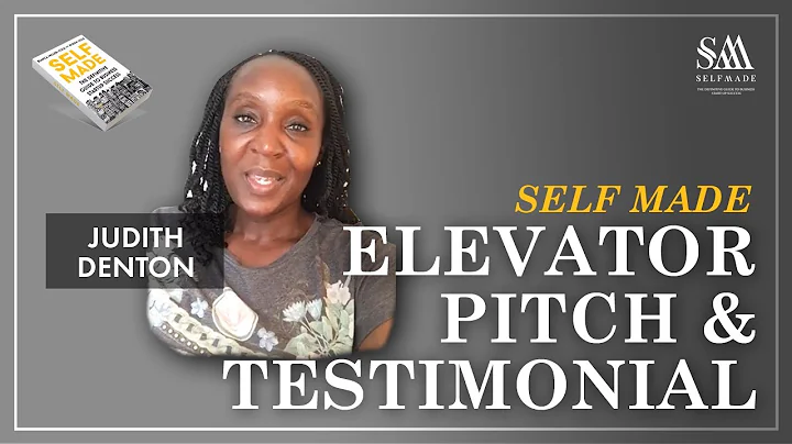 Testimonial & Elevator Pitch from Mastermind Mentee Judith Denton |  Watch & Learn